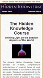 Mobile Screenshot of hidden-knowledge.net