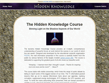 Tablet Screenshot of hidden-knowledge.net